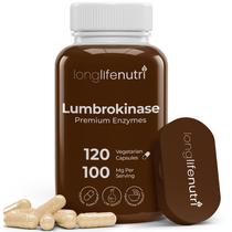 Suplemento LongLifeNutri Lumbroquinase 100 mg 120 Cápsulas Suplemento LongLifeNutri Lumbroquinase 100 mg 120 Cápsulas