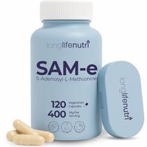 Suplemento LongLifeNutri SAM-e 400 mg 120 cápsulas vegetais