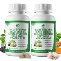 Suplemento Lukaree Organic Oil of Orégano em cápsulas de 4 meses