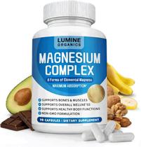 Suplemento Lumine Organic Complexo de Magnésio Orgânico 1000 mg 90 Cápsulas Suplemento Lumine Organic Complexo de Magnésio Orgânico 1000 mg 90 Cápsulas