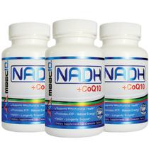 Suplemento MAAC10 NADH + CoQ10 Comprimidos mastigáveis 180 comprimidos