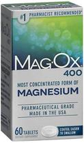 Suplemento Mag-Ox 400 comprimidos de magnésio, 60 cada (pacote com 3) Suplemento Mag-Ox 400 comprimidos de magnésio, 60 cada (pacote com 3)
