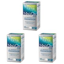 Suplemento Mag-Ox Óxido de Magnésio 483mg 120 Comprimidos x3