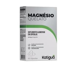 Suplemento Magnésio Quelato 210mg 60Capsulas - Katigua