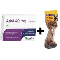 Suplemento Mais um Dengo Ativi 40mg 30cps UC2 Cães e Gatos - Ourofino Pet