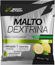 Suplemento Maltodextrina 1kg Com Dextrose Sabor LIMÃO Bodyaction Suplemento Maltodextrina 1kg Com Dextrose Sabor LIMÃO Bodyaction