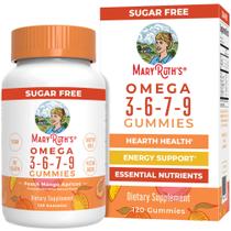 Suplemento MaryRuth Organics Vegan Omega 3 6 7 9 Gomas 120 quilates