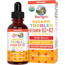 Suplemento MaryRuth Organics Vitamina D3 K2 para crianças pequenas 30 ml