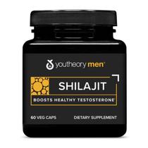 Suplemento Masculino Youtheory Shilajit - 250mg - 60 Cápsulas Vegetarianas