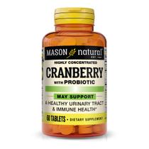 Suplemento MASON NATURAL Cranberry com probiótico, cálcio e vitamina C 60 comprimidos Suplemento MASON NATURAL Cranberry com probiótico, cálcio e vitamina C 60 comprimidos