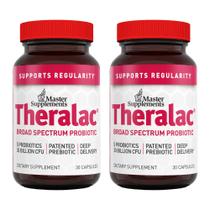 Suplemento Master Supplements Theralac 30 cápsulas x 2 Suplemento Master Supplements Theralac 30 cápsulas x 2