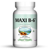 Suplemento Maxi Health B-6 Vitamina B6 100mg 100 comprimidos x 2 Suplemento Maxi Health B-6 Vitamina B6 100mg 100 comprimidos x 2
