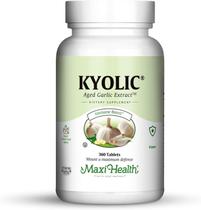 Suplemento Maxi Health Kyolic Organic Alho 360 comprimidos