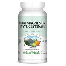 Suplemento Maxi Health Maxi Lisil Glicinato de Magnésio 120 cápsulas