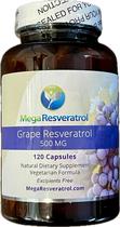 Suplemento Mega Resveratrol Red Grape Skin Piceid 500mg