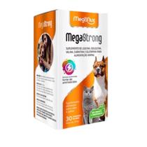 Suplemento MEGA-STRONG BCAA 30/60comp - Cães e Gatos - MegaNux