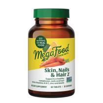 Suplemento MegaFood para pele, unhas e cabelo 2 60 comprimidos
