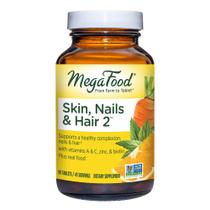 Suplemento MegaFood para pele, unhas e cabelo 2 90 comprimidos