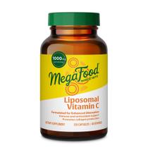 Suplemento MegaFood Vitamina C lipossomal 1000 mg 120 cápsulas