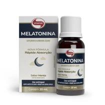 Suplemento mela tonina Liquida 20ml Em Gotas Sabor Menta Vitafor