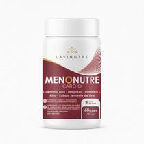 Suplemento MenoNutre Cardio Coq10 100mg Magnésio Vit C Alicina Semente de Uva