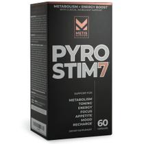 Suplemento METISNutrition Pyro Stim 7 Energía para Pérdida de Grasa 60 cápsulas
