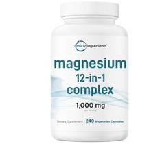 Suplemento Micro Ingredients Magnésio 12 em 1 1000 mg 240 cápsulas