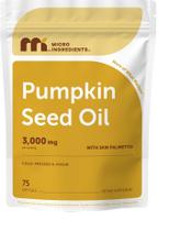 Suplemento Micro Ingredients Óleo de Semente de Abóbora com Saw Palmetto Suplemento Micro Ingredients Óleo de Semente de Abóbora com Saw Palmetto