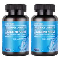 Suplemento Mineral BioEmblem Triplo Magnésio 300mg 90 Cápsulas Suplemento Mineral BioEmblem Triplo Magnésio 300mg 90 Cápsulas