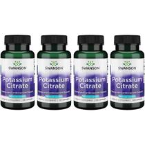 Suplemento mineral Citrato de potássio Swanson 99mg 120 cápsulas