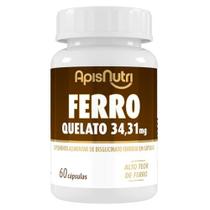 Suplemento Mineral De Ferro 280mg 60 Cáps - ApisNutri