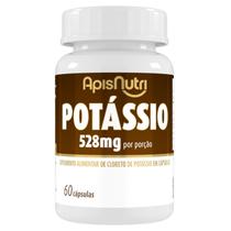 Suplemento Mineral de Potássio 840mg 60 Cápsulas ApisNutri