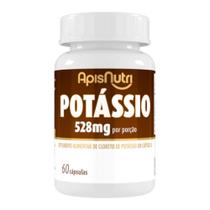 Suplemento Mineral de Potássio Apisnutri 60 Cápsulas Suplemento Mineral de Potássio Apisnutri 60 Cápsulas