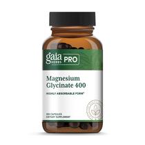 Suplemento mineral Gaia Herbs PRO Glicinato de Magnésio 400 mg 180 cápsulas