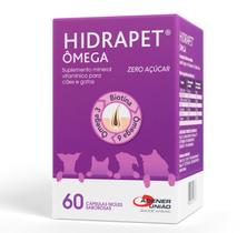 Suplemento Mineral Hidrapet Ômega Cães e Gatos 60cps