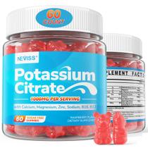 Suplemento mineral Neviss Potassium Citrate 1000mg Gummies 60 ct