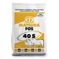 Suplemento Mineral Para Bovinos e Gado de Corte Cria Recria e Engorda Fós 40-S Matsuda