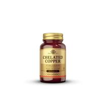 Suplemento mineral Solgar, comprimidos de cobre quelado, 100 unidades