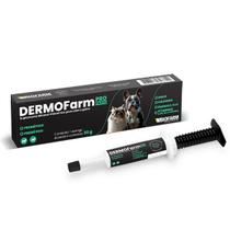 Suplemento Mineral Vitamínico DERMOFarm Pro Pasta com Dosador para Cães e Gatos - 30g - Biofarm Suplemento Mineral Vitamínico DERMOFarm Pro Pasta com Dosador para Cães e Gatos - 30g - Biofarm