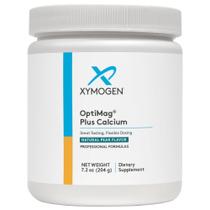 Suplemento mineral XYMOGEN OptiMag Plus Calcium 204g Sabor de Pêra
