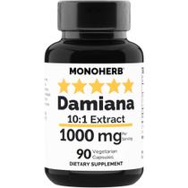 Suplemento MONOHERB Extrato de Damiana 1000mg 90 cápsulas