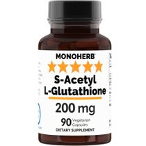 Suplemento MONOHERB S-Acetil L-glutationa 200 mg - 90 cápsulas