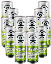 Suplemento Moving Whey Protein Booster 20g Zero Açúcares Lactose Lata 12x310ml