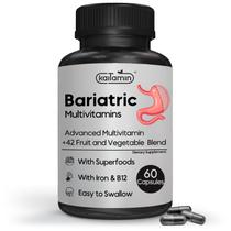 Suplemento multivitamínico bariátrico Kaitamin com ferro 60 cápsulas Suplemento multivitamínico bariátrico Kaitamin com ferro 60 cápsulas