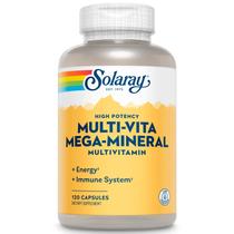 Suplemento Multivitamínico e Megamineral Solaray Multi-Vita