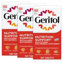 Suplemento multivitamínico Geritol 100 comprimidos, pacote com 3