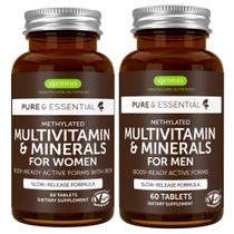 Suplemento multivitamínico Igennus Methylated, pacote com 2 unidades, vegano