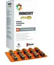 Suplemento multivitamínico IMMUVIT PLUS Q10 com extratos de ginseng Suplemento multivitamínico IMMUVIT PLUS Q10 com extratos de ginseng
