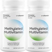 Suplemento multivitamínico metilado com 2 pacotes Suplemento multivitamínico metilado com 2 pacotes