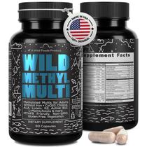 Suplemento multivitamínico metilado selvagem para mulheres e homens, pacote 2